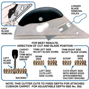 No. 301 Cushion Back Cutter