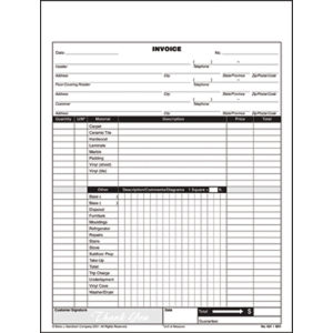 Pro Installer's Invoice Book No. 424