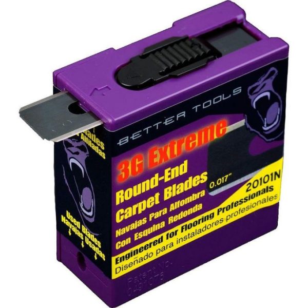 Better Tools 20101N Round End Carpet Blades (100 Pack) Better Tools 20101N Round End Carpet Blades (100 Pack)